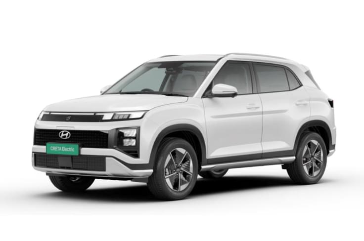 Single tone: Atlas White Hyundai Creta Electric Atlas White